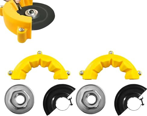 2 Set Drill Bit Sharpener, Portable Drill Grinder Drill Sharpener for 4-12mm Bits, Drill Bit Grinding Attachment with Shield and Pressing Plate, Electric Drill Bits Grinder Sharpening Jig