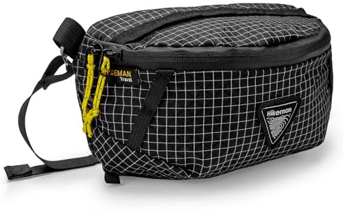 Bauchtasche Gürteltasch für Maximalen Stauraum - Ultraleichte Sport Hüfttasche,Wasserdicht Nylon Fanny Pack für Outdoor Reisen Sport Wandern Joggen Hundespaziergänge (Schwarz)