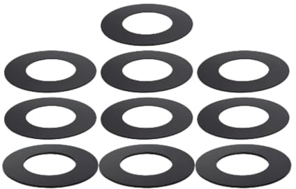 Okiyakusama Lot de 10 rondelles de Calage pour goupille de Godet 40 mm pour Pelle, pour chargeuse compacte, Joints, entretoises pour, EH30, WB97, SK35, Kh14