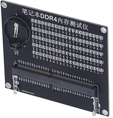 Spacnana Motherboard -Testerkarte Zuverlässige Speicherstift -Testkarte mit LED Licht für Mainboard Reparaturen für Enthusiasten (DDR4)