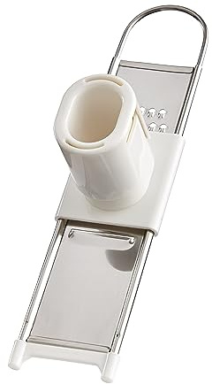 Fantes Garlic Slicer Grater, Stainless Steel, 8.75 x 2.25-Inches, The Italian Market Original since 1906