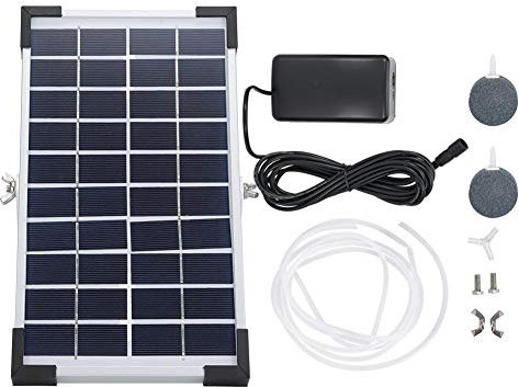 Akvariumluftpump Tyst soldriven akvarieluftpumpar Ekonomiska och kraftfulla luftpumpar Akvariumvattensyrepump för små fiskdamm Vattenbruk Hydroponics