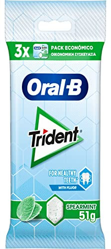 Trident Chicles Sabor Hierbabuena Oral-B, 51g