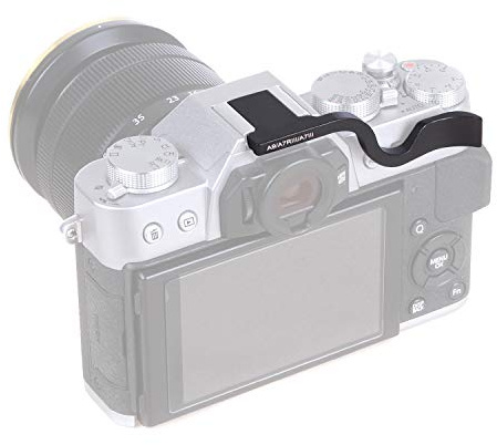 FOTGA Daumen hoch Griff, Metall-Blitzschuh Daumen hoch Handgriff Kompatibel für Sony A9/A7RIII/A7III Kamera (Schwarz)