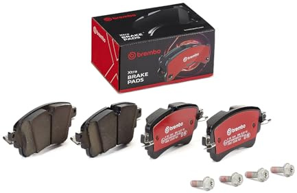 BREMBO Bremsbelagsatz, Scheibenbremse P85154X | Kompatibel mit: AUDI A4 Allroad B9, A4 B9, A4 B9 Avant, A5, A5 Cabriolet, A5 Sportback, A6 Allroad C8, A6 C8, A6 C8 Avant