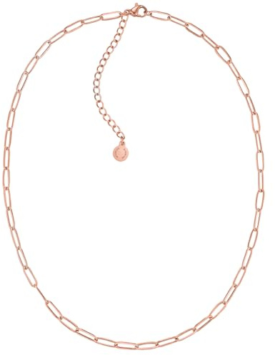 day.berlin Glieder Halskette Neo 18k vergoldet | 40cm + 5cm variable Länge, Gliederkette für Damen, 316L Edelstahl nickelfrei & wasserfest