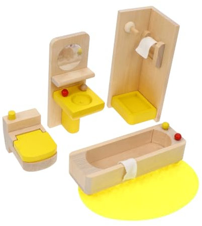Vaguelly Mini House Crafts Badezimmerzubehör 1 Set Mini- -Ornament Szenendekor Sicher Für Jungen Und Mädchen Ihre Mini-heimszene