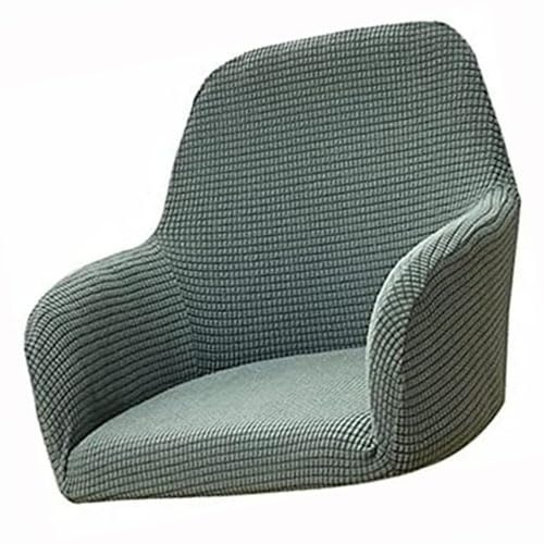 Mswborml Moderne Stuhlbezug mit Armlehne Wasserdicht 2/4er Set, Stretch Stuhlhussen für Stühle mit Armlehnen, Abnehmbar Stuhlbezug Sitzflache, Waschbar Sessel Stuhl Abdeckung,Grün,2PCS