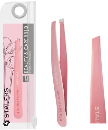 STALEKS PRO Pinza per sopracciglia precisa, in acciaio inossidabile. Beauty & Care 11/3