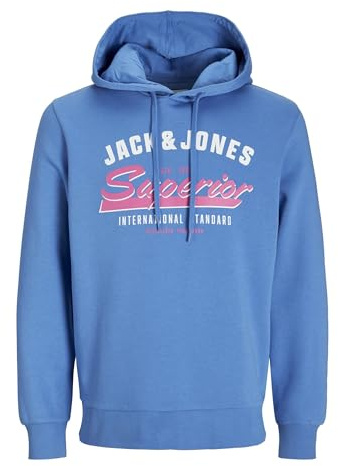 JACK & JONES Sudadera con Capucha para, Costa del Pacífico, S