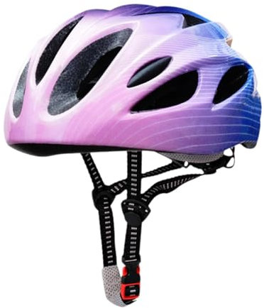 Amagogo Kinder-Fahrradhelm, Sporthelm, tragbarer, Trendiger Fahrradhelm, Rennradhelm zum Skateboarden, Radfahren, Klettern, Pink Blau
