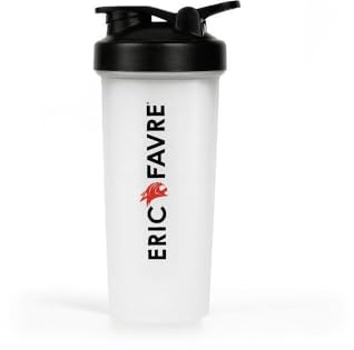 SHAKER FITNESS MUSCULATION - 700 ml - Blanc - Mélanges Protéinés, Smoothies, Boissons Énergétiques - Anti-Fuite - Sans BPA - Format Compact et Léger - Accessoire Sport & Nutrition - Eric Favre