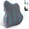 Farerkass Cuscino Lombare Ergonomico, Supporto Lombare in Memory Foam, Cuscino Schiena, Cuscino Lombare Sedia con Maglia per Casa, Auto, Ufficio, Carrozzina, Viaggi (Grigio Chiaro)