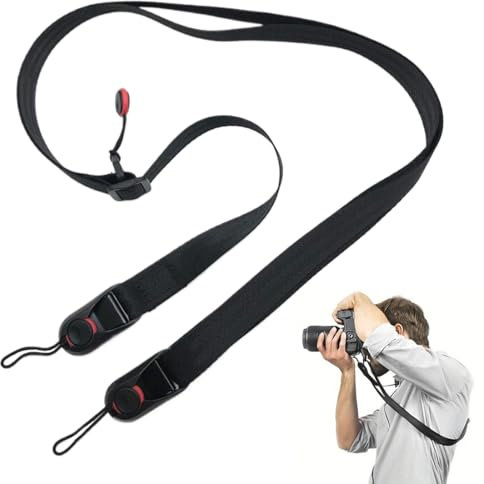 COYUN 1 Pièces Sangle Appareil Photo, Caméra Épaule Courroie, Courroie Universelle Pour Camera, Sangle Appareil Photo Réglable, Courroie d'Épaule Pour Caméra, Longueur Réglable, Partir En Voyage