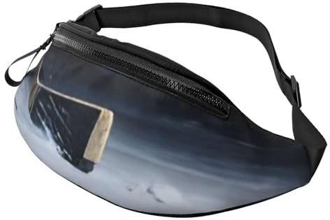 Modische Bauchtasche, Hockeyschläger, Bauchtasche für Damen und Herren, lässig, leicht, verstellbare Reißverschlusstaschen, Hüfttasche für Reisen, Sport, Wandern, Modische Muster, Einheitsgröße,