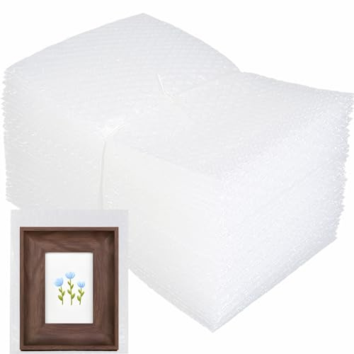 50Pcs Bubble Pouche Wrap, 10”x14” Bubble Bags for Shopping, Double Wall Bubble Cushioning Wrap Bags for Mailing Packing, Moving and Storage Fragile China Dishes Electronic Item