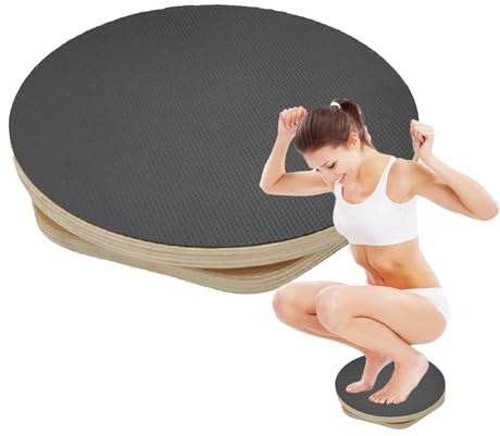 Tabla de equilibrio para abdominales, plataforma de entrenamiento portátil para el tronco | Entrenador de adelgazamiento giratorio para gimnasio, fitness en casa, entrenamiento de cintura, desarrollo
