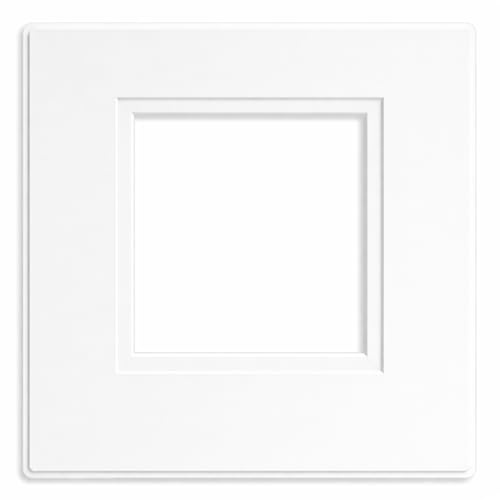 Finger Plate Surround Light Switch Plug Socket Protector Cover Trim UK (1) | Single faceplate, White plastic, Electrical wall guard, Helps prevent marks