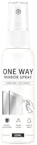 Spray de Recubrimiento para Vidrio 50ml Antimiradas Temporal | Spray de Privacidad para Ventanas para Hogares Baños Apartamentos Oficinas Hoteles Automóviles Sedanes y Pickups