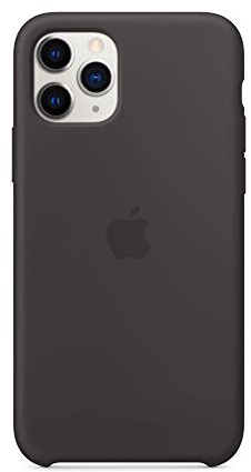Apple Silikon Case (für iPhone 11 Pro) - Schwarz - 5.8 Zoll