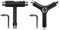 JZK 2 x multifunktional tragbar T Y Skate-Werkzeuge mit Innensechskantschlüssel für Skateboard Longboard Walze Schlittschuh Penny Scooter