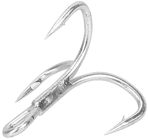 Anzuelo de Pesca Antioxidante, Anzuelo Afilado, Resistente para Pesca Salvaje, Pesca en Mar, Lago, Piscina(Grande 1/0 # (10 piezas por venta))