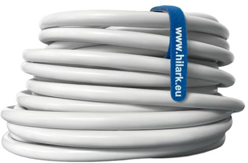 Hilark Halogenfreies Mantelleitungs kabel NHXMH-J 5x2,5 mm Weiß (75 meter, Weiß)