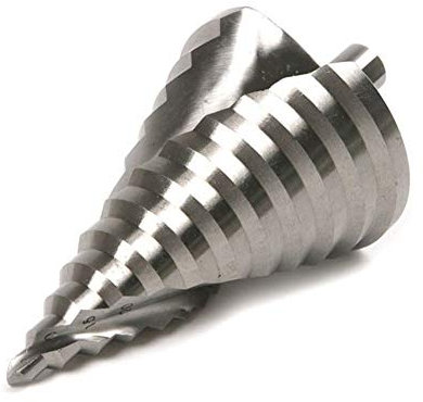 Samnuerly Tools 6-60mm Schritt Kegel Bohrer Lochschneider Bit Set geriffelte Kanten HSS Schritt Kernbohrer Reibahle Dreieck Schaft Holz Metall Bohren Alles Neue nie benutzt