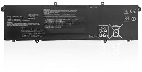 GDDGFVKV 11.61V 63WH C31N2019-1 3ICP6/70/81 Laptop-Akku kompatibel mit Asus VivoBook Pro 14X OLED M7400 15 OLED K3400PA K3400PH M3401QA K6502HE K3500PH