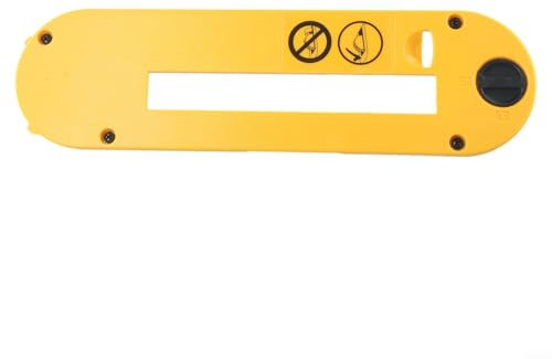 Besttoolifes Throat Plate Compatible With 10 Portable Table Saw (DWE7490 DWE7491 DWE7491RS) - Made From Impact-Resistant Blend Material