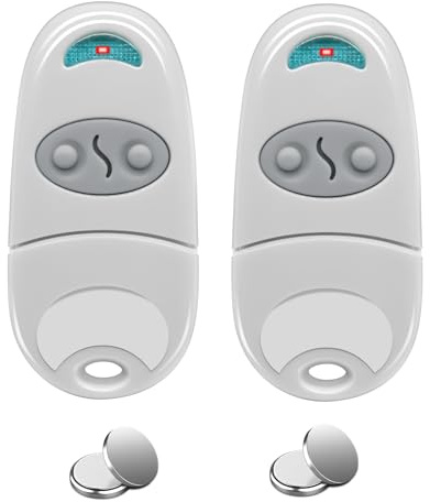 2Pcs Garagentor Handsender,Universal Tor Garagentor Fernbedienung mit 433,92MHz NA,EE,EV, Universal Funk Fernbedienung Garage, Garagentor Fernschalter 433.92MHz für Garagentor Tor