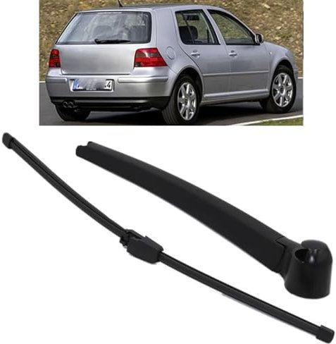 byjgs Heckscheibe Heckscheibenwischerarm für Golf 4 MK4 IV 1997-2002, Hinterer Scheibenwischerarm Ersatz Dauerhaft Heckscheibenwischerarm Wischer Set