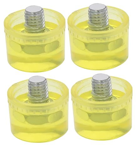 NUOBESTY 4stücke Gummihammerkopf Ersatz-köpfe Aus Gummi Für Schlägelkopf Hammerspitze Ölbeständig Und Verschleißfest