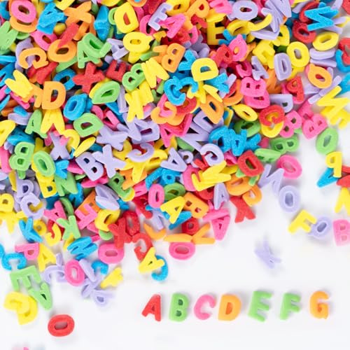 Bunte ABC Buchstaben Streusel Einschulung 200g - Essbare Zuckerbuchstaben für Torten, Kekse, Kuchendeko & Cupcakes - Perfekt für Schulanfang, Kindergeburtstag, Geburtstagsfeier
