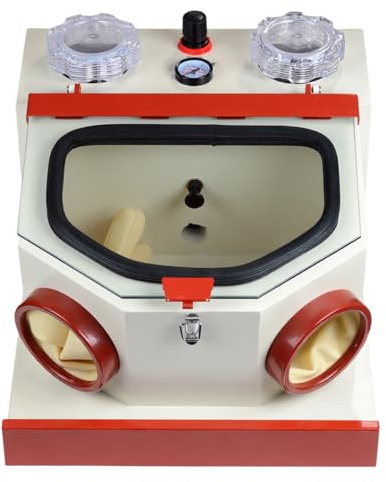 Lab Equipment Double Pen Sandblasting Box Blasting Unit Twin-Pen Sandblaster Sandblasting Machine