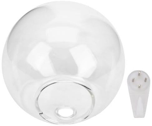 Jarrón Colgante de Vidrio Transparente para Micro Paisaje de Estudio | Montaje en Pared, Diseño Compacto y Fácil de Decorar, Adecuado para Arreglos DIY y Almacenamiento Sencillo