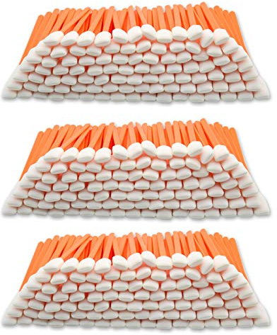 Wellgler's 5.1 Gun Cleaning Swabs,Foam Swabs ，Multi-Purpose Cotton Swabs ，for Cleaning Printer, Inkjet, Camera, Optical Lens, Guns, and Electronics KM707 (300pcs)