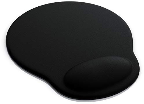 Gel Mauspad ergonomische Handgelenkauflage - Office Komfort Mousepad - Handgelenkpolster Handauflage - Gelkissen Gelpolster - Maus und Tastatur - abwaschbar - Computer Laptop Notebook