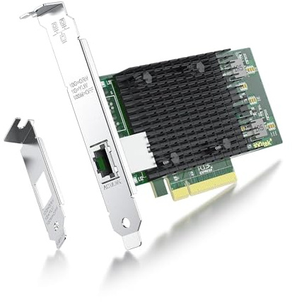 ipolex 10Gb Netzwerkkarte, 1x RJ45 Port, 10GbE NIC im Vergleich zu Intel X540-T1, unterstützt Windows Server/Windows/Linux/VMware (unterstützt MAC Nicht)