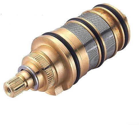 ARMYJY Thermostatkartusche Duscharmatur Ventil Bar Reparaturset Messing Temperaturregelung Kit für Mischbatterie Dusche
