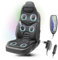 Walser Funda de Asiento de Masaje para Coche Relax Drive, Funda de Asiento de Masaje para Coche, Funda de Asiento de Masaje para Coche con 5 Programas de Masaje, Asiento de Masaje para Coche