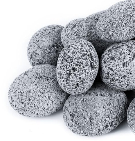 GASPRO Rocce laviche grandi da 4,5 kg per braciere, 3-5 pollici, pietra lavica naturale per camini con propano e gas naturale