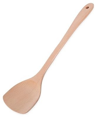 Alipis De Madera Para Sartenes Antiadherente 38,4 x 9,7 Cm Utensilios De Cocina De Madera