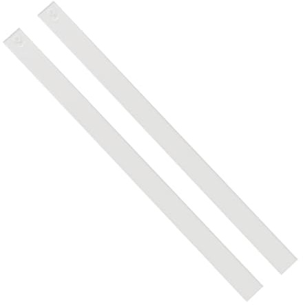 Qianly 2 Pieces Measuring Dough Strips Rolling Pin Guides 40cm Rolling Pin Spacers, Thickness 3mm