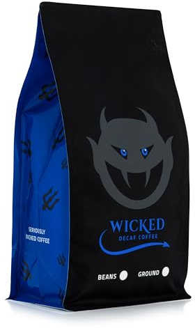 Wicked Coffee DECAF Strong Coffee Beans 500g Bag