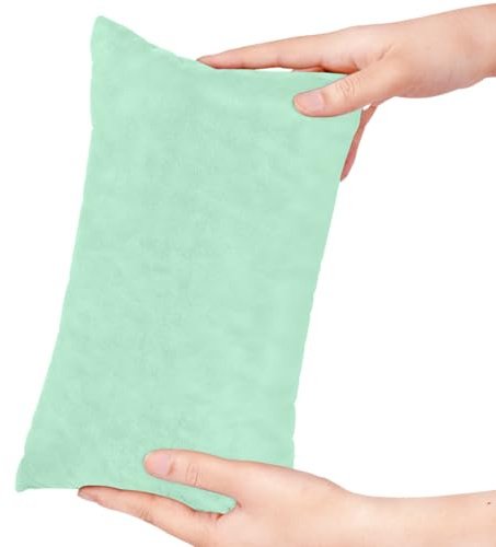 Winmany Kleines Kissen, 28 x 17,7 cm, Mini-Kissen mit abnehmbarem Plüsch-Kissenbezug, Rechteckig, Für Erwachsene und Haustiere, Polyesterfüllung, Dekoratives Reisekissen