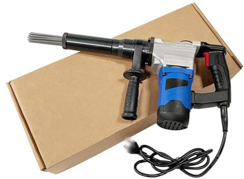 YJKKZQLB Raspador de Agujas eléctrico, Pistola de Agujas eléctrica de 4500 RPM para Trabajos en Metal, eliminación de óxido, Soldadura y Pintura, Pistola eléctrica para Eliminar óxido, 110 V