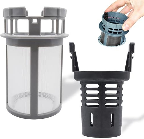 GIANTO Kit filtre lave-vaisselle intérieur + filtre extérieur compatible avec Indesit Ariston Hotpoint Whirlpool Scholtes (C00256572 + C00256571) pour échappement Lave-vaisselle de rechange renforcé