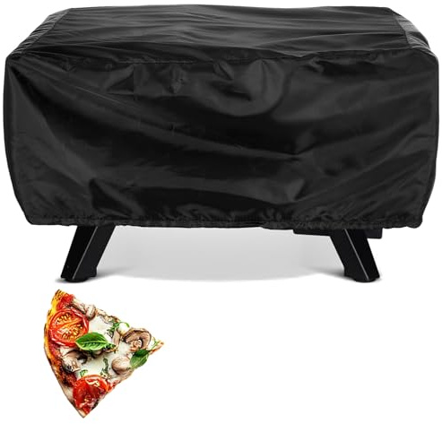 Abdeckhaube Pizzaofen Schwarz Pizzaofen Abdeckung Outdoor Schutzhülle Wasserdicht Abdeckhauben Nach Maß Pizzaofen für Zubehör 55 x 55 x 27 cm