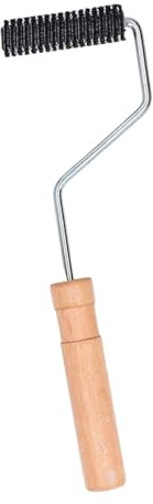 Folpus Rodillo de fibra de vidrio para laminar pintura, kit de rodillo multiusos portátil para ducha, bañera y hogar, Cabezal 28x75mm